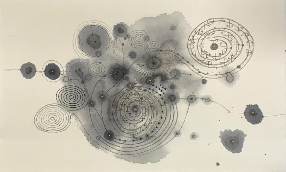 Spirals to  Merged  Memories#3