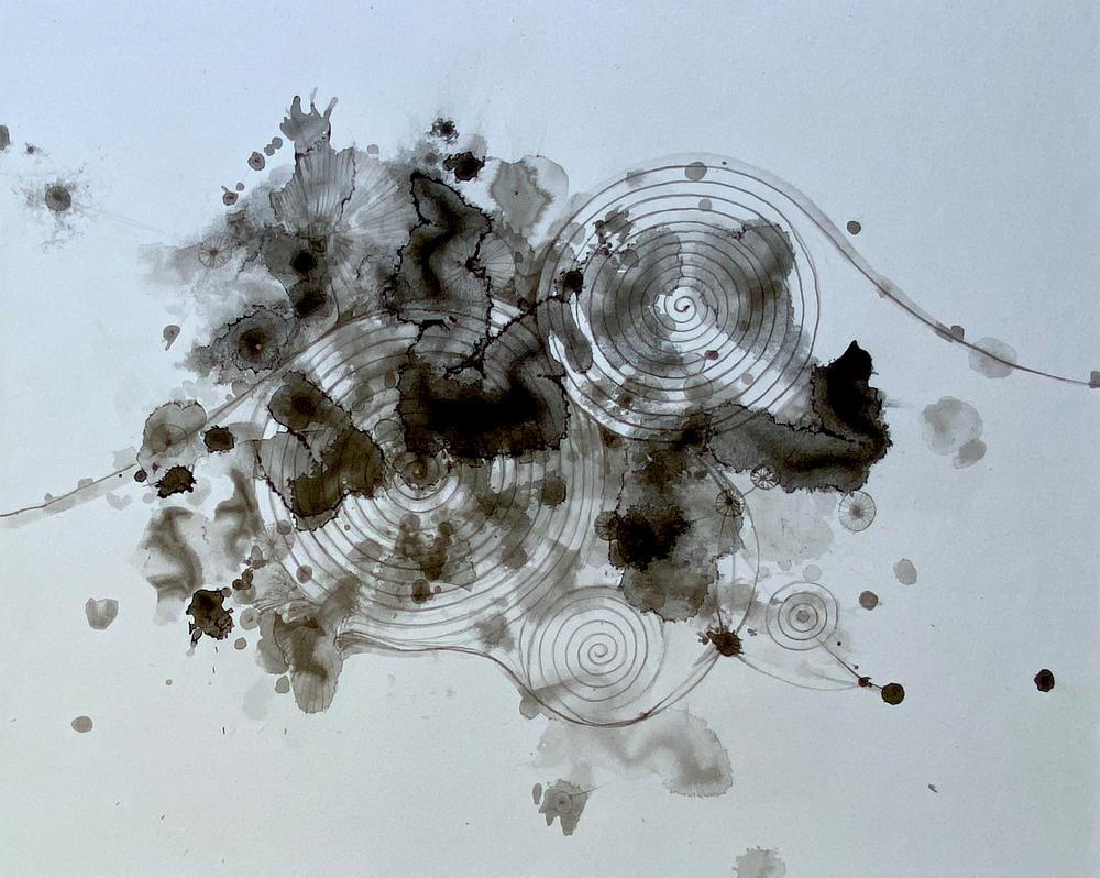 Spirals to  Merged  Memories#7