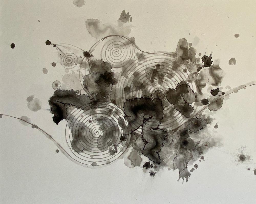 Spirals to  Merged  Memories#7