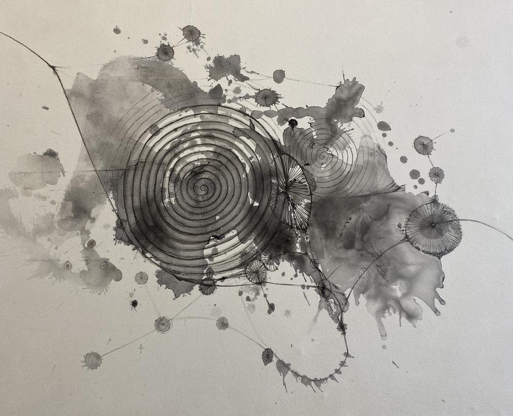 Spirals to  Merged  Memories#8
