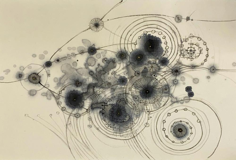 Spirals to  Merged  Memories#2