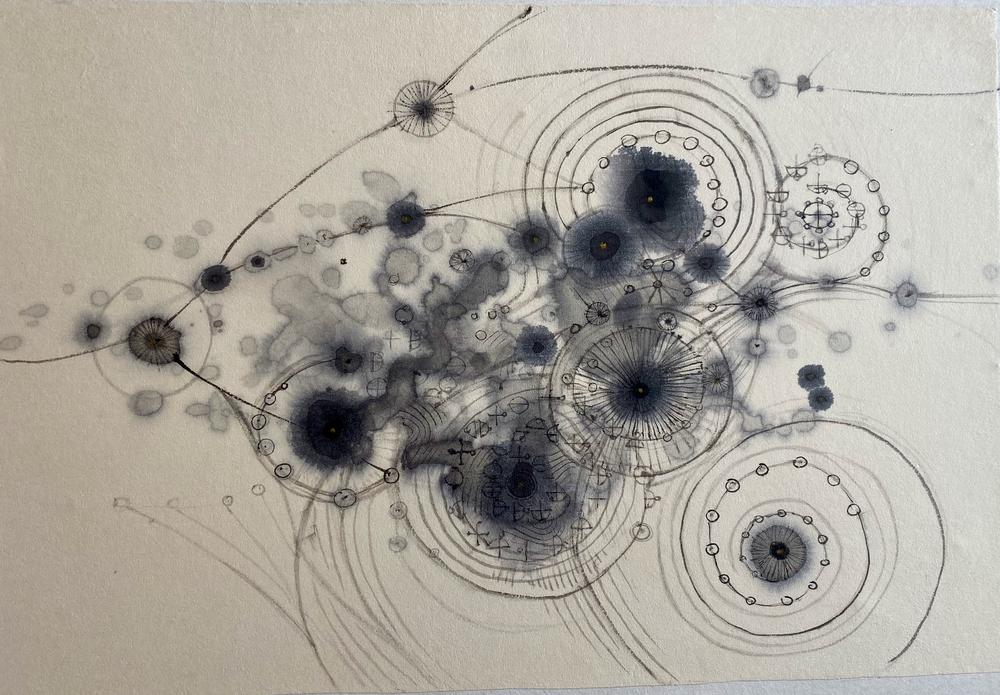 Spirals to  Merged  Memories#2