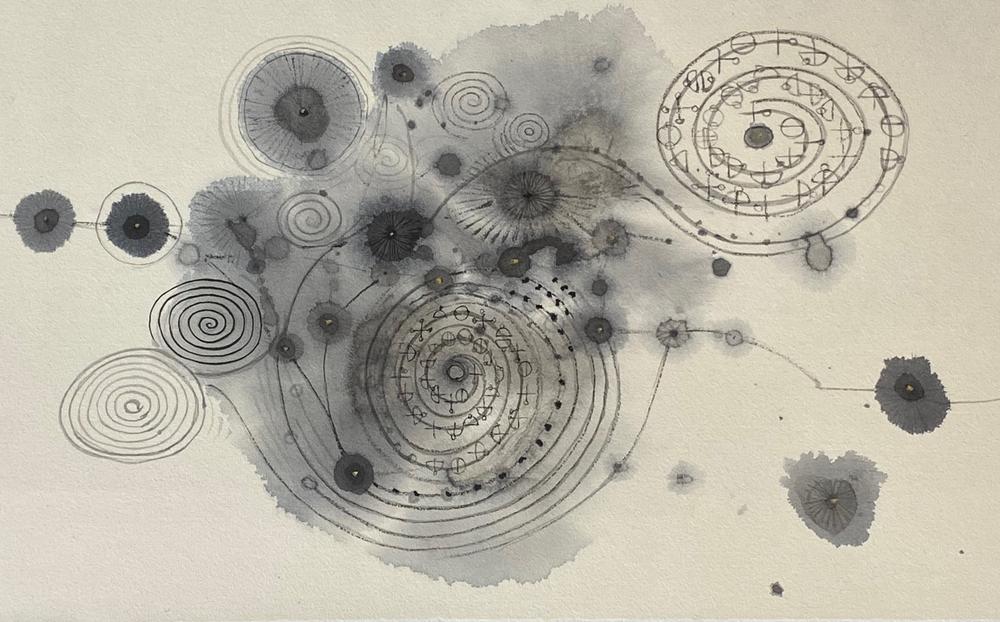 Spirals to  Merged  Memories#2