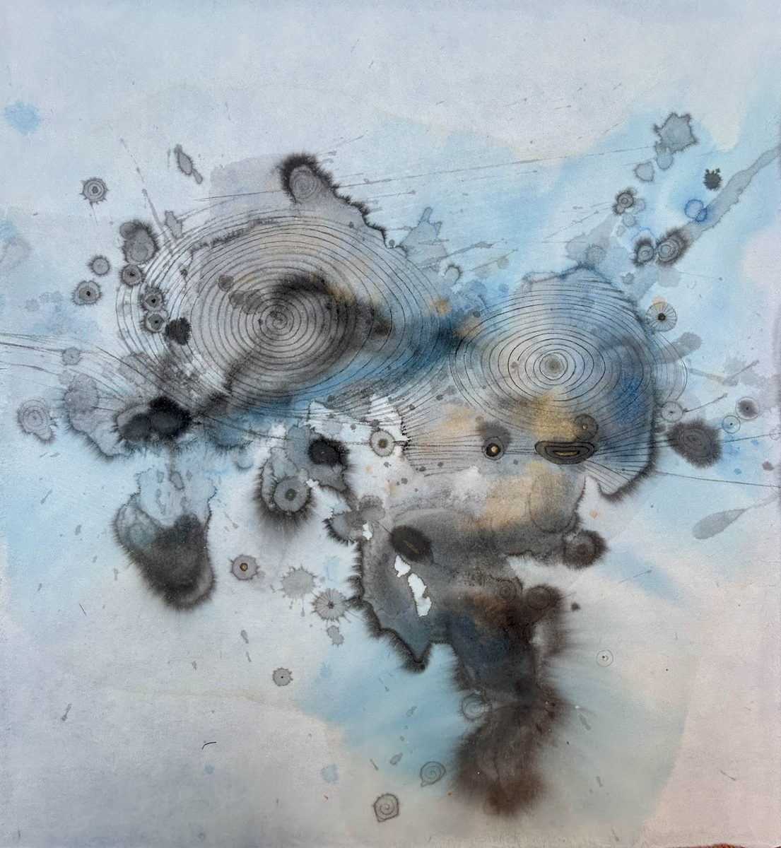 ©Yoshikawa_Fumiyo Resonance Interwinded 1, 2024, 19×18in