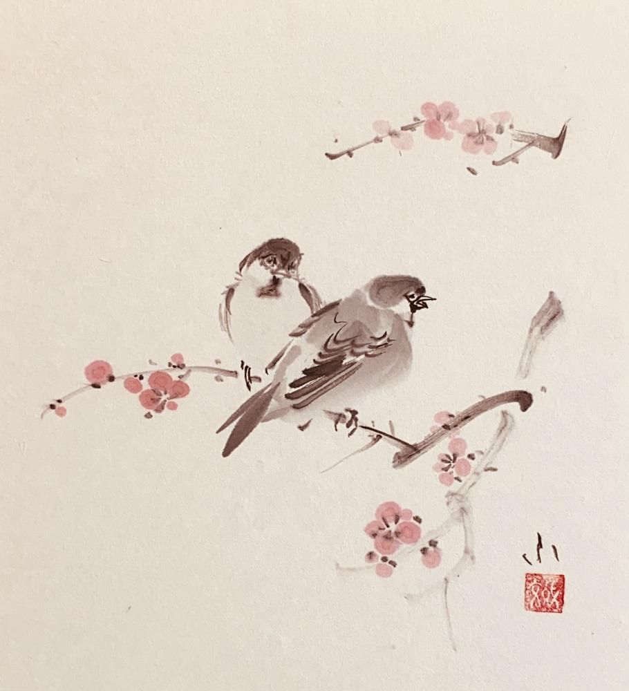 Suzume on Sakura