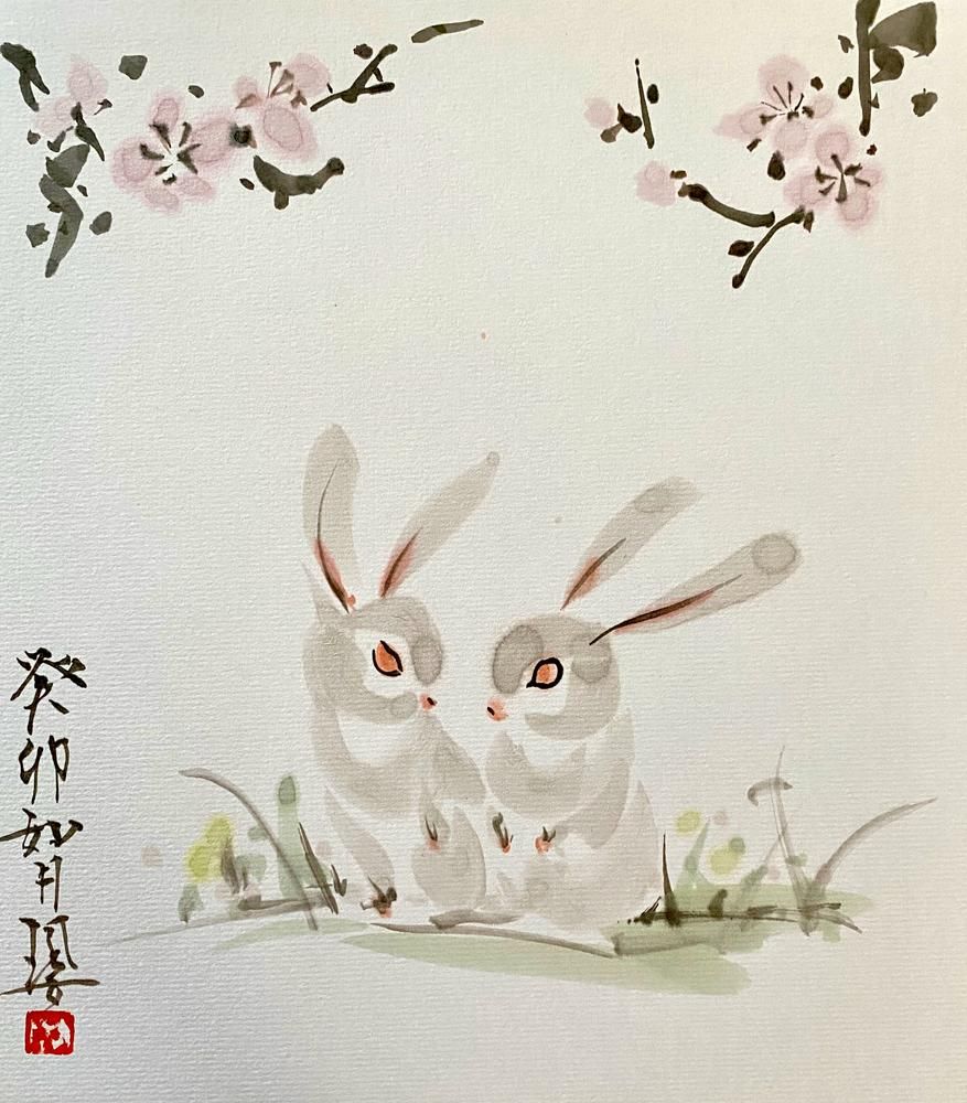 Usagi under Sakura