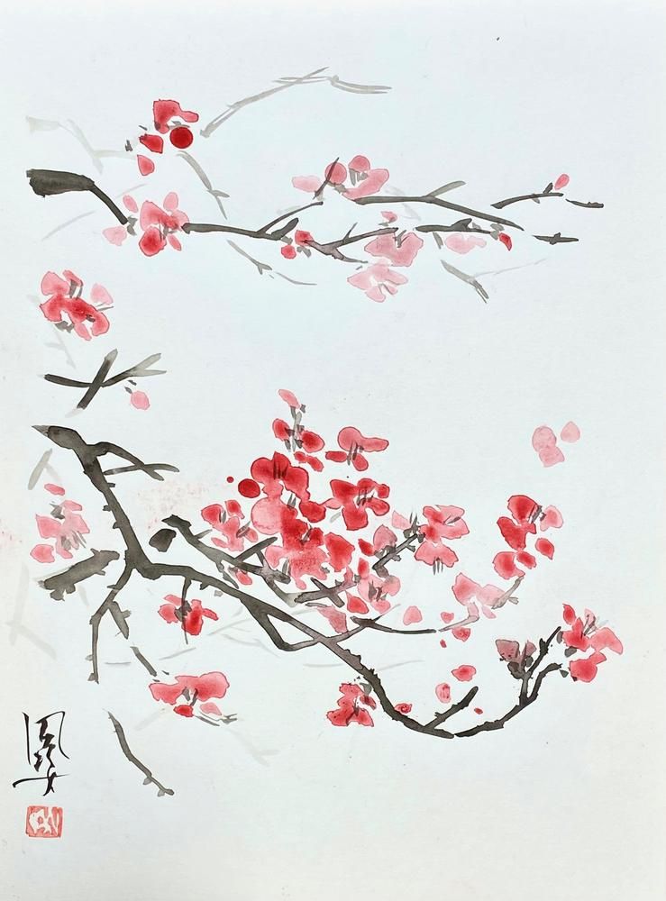Spring Has Come1, 12x9, Fumiyo Yoshikawa