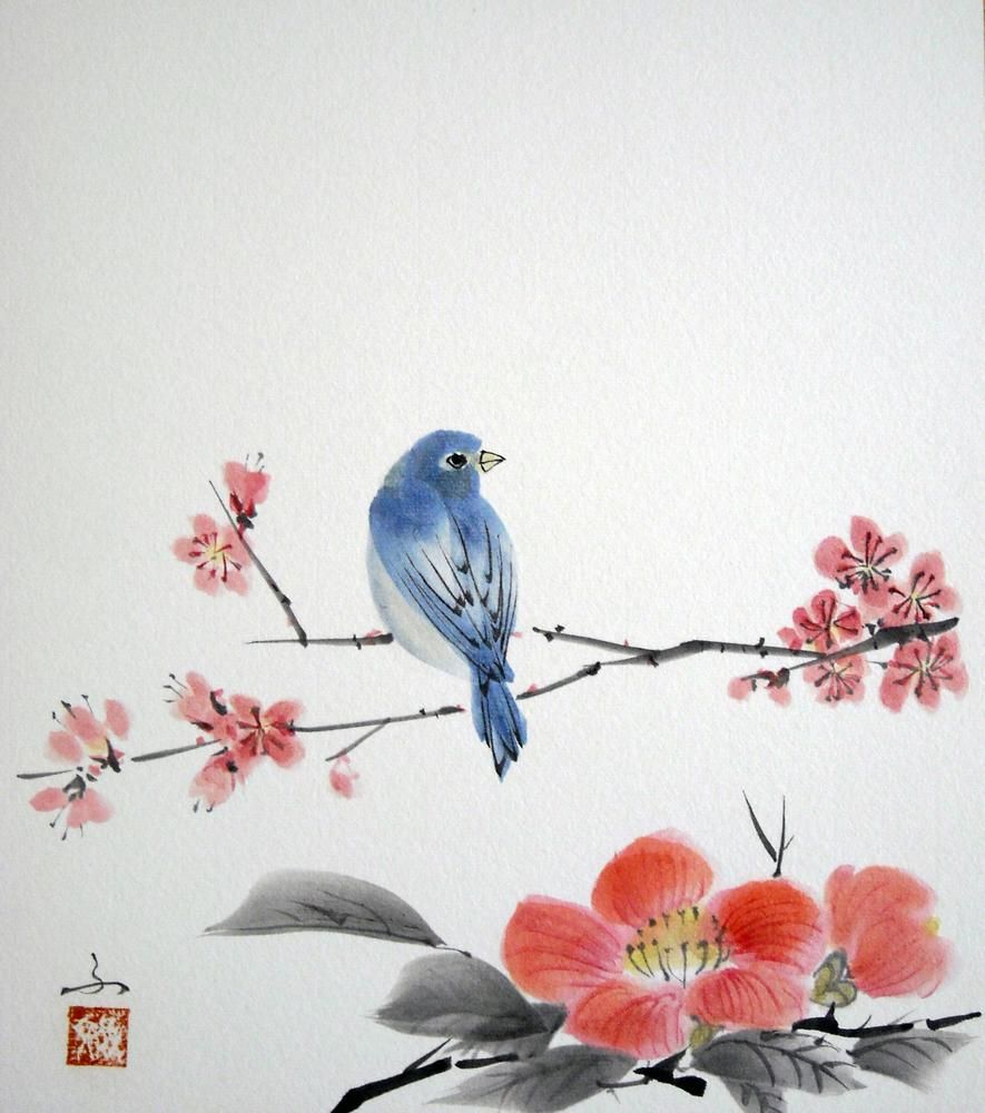 bird and cherry and cameria2012